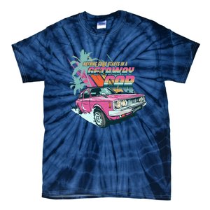 Retro Nothing Good Starts In A Getaway Car Tie-Dye T-Shirt