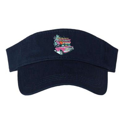 Retro Nothing Good Starts In A Getaway Car Valucap Bio-Washed Visor