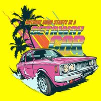 Retro Nothing Good Starts In A Getaway Car Button