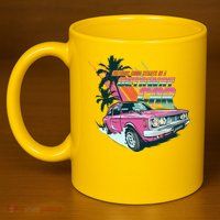 Retro Nothing Good Starts In A Getaway Car 11oz C Handle Ceramic Mug