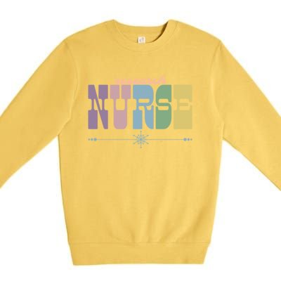 Research Nurse Gift Nursing Squad Appreciation Clinical Gift Premium Crewneck Sweatshirt