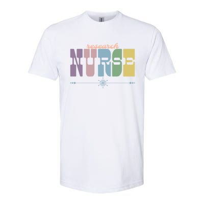 Research Nurse Gift Nursing Squad Appreciation Clinical Gift Softstyle® CVC T-Shirt