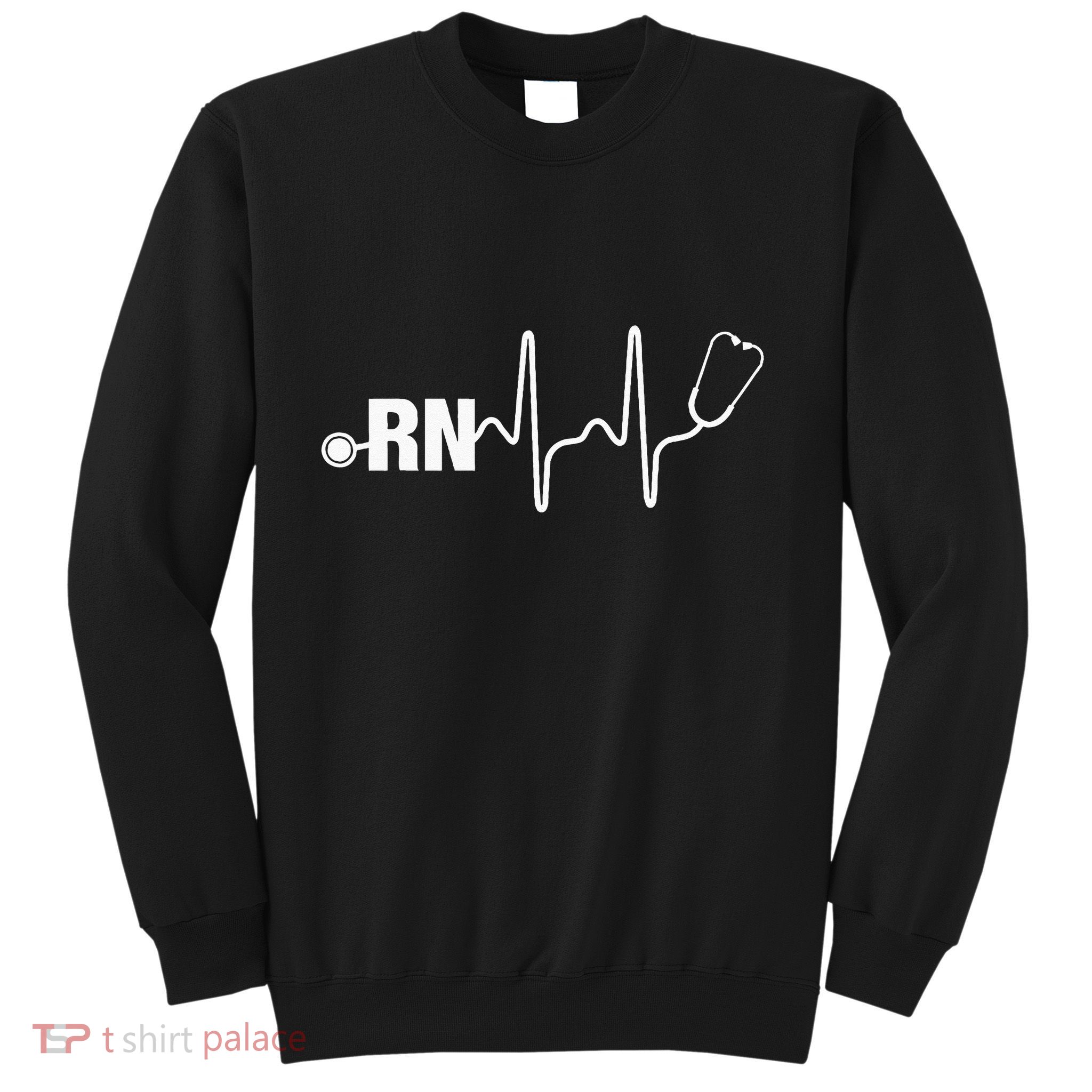 RN Nurse Heartbeat Registered Nurse Sweatshirt
