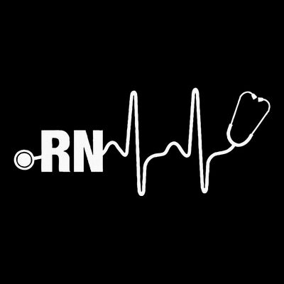 RN Nurse Heartbeat Registered Nurse T-Shirt