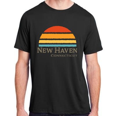 Retro New Haven Connecticut Adult ChromaSoft Performance T-Shirt