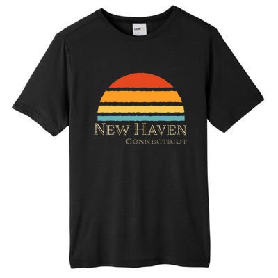 Retro New Haven Connecticut Tall Fusion ChromaSoft Performance T-Shirt