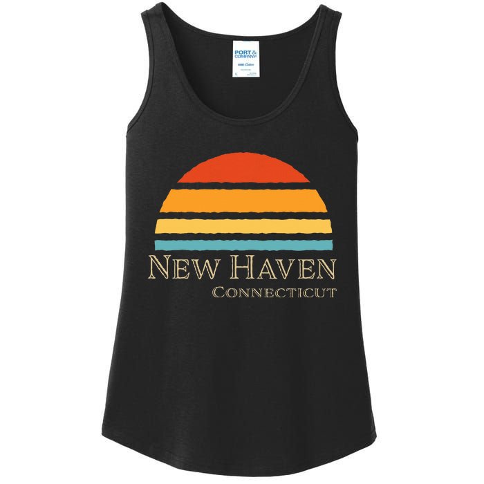 Retro New Haven Connecticut Ladies Essential Tank