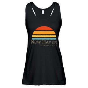 Retro New Haven Connecticut Ladies Essential Flowy Tank