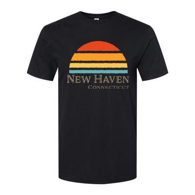 Retro New Haven Connecticut Softstyle CVC T-Shirt