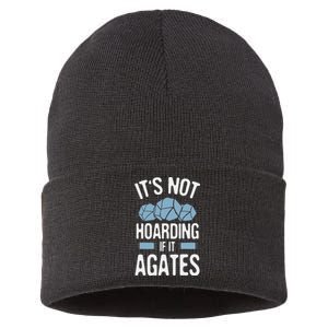 Rockhounding Not Hoarding If It Agates Geology Rocks Sustainable Knit Beanie