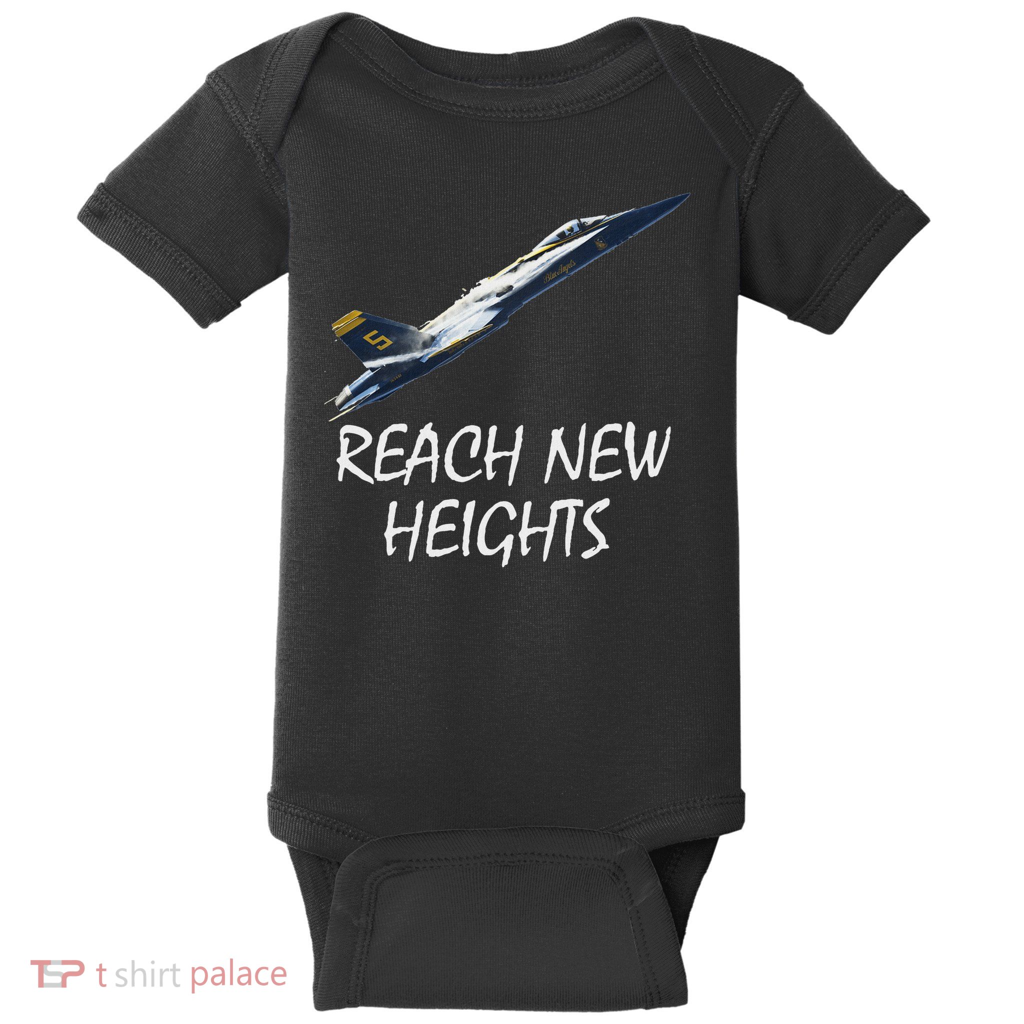 Reach New Heights Blue Angel Baby Bodysuit