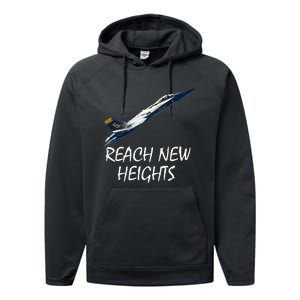 Reach New Heights Blue Angel Performance Fleece Hoodie