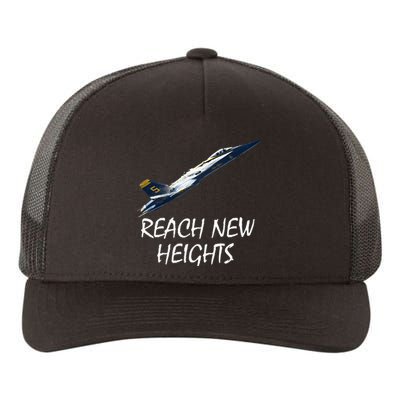 Reach New Heights Blue Angel Yupoong Adult 5-Panel Trucker Hat