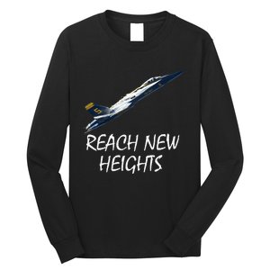 Reach New Heights Blue Angel Long Sleeve Shirt