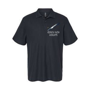 Reach New Heights Blue Angel Softstyle Adult Sport Polo