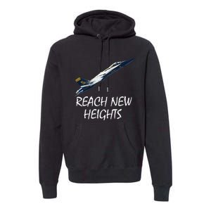 Reach New Heights Blue Angel Premium Hoodie