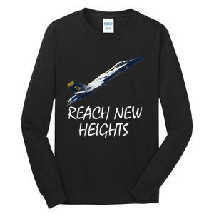 Reach New Heights Blue Angel Tall Long Sleeve T-Shirt