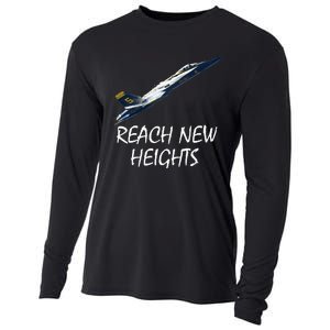 Reach New Heights Blue Angel Cooling Performance Long Sleeve Crew