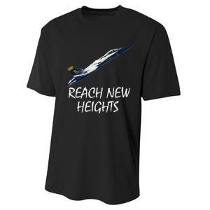 Reach New Heights Blue Angel Performance Sprint T-Shirt