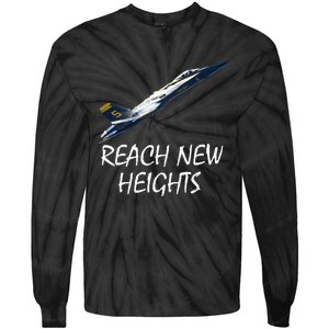 Reach New Heights Blue Angel Tie-Dye Long Sleeve Shirt