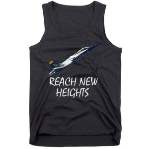 Reach New Heights Blue Angel Tank Top