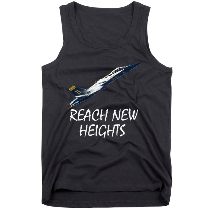 Reach New Heights Blue Angel Tank Top