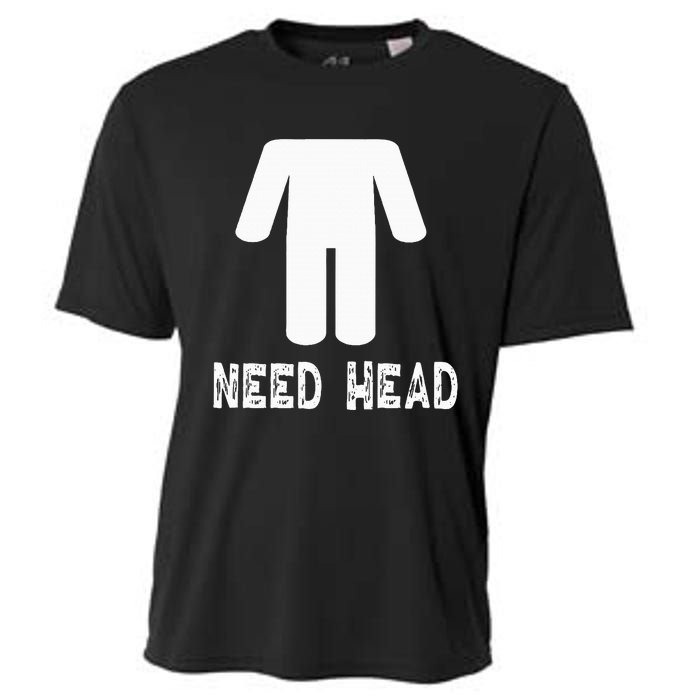 retro Need Head Adult Headless Man Cooling Performance Crew T-Shirt