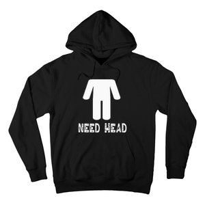 retro Need Head Adult Headless Man Hoodie