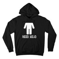 retro Need Head Adult Headless Man Hoodie