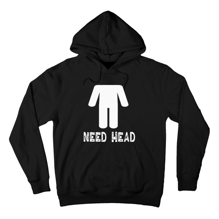 retro Need Head Adult Headless Man Hoodie