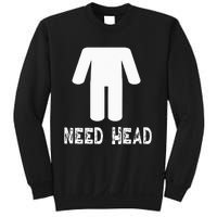 retro Need Head Adult Headless Man Sweatshirt