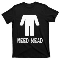 retro Need Head Adult Headless Man T-Shirt