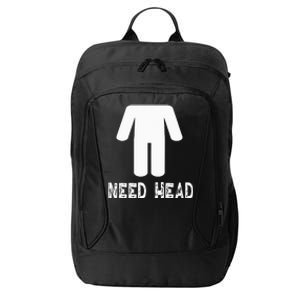 retro Need Head Adult Headless Man City Backpack