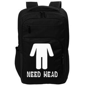 retro Need Head Adult Headless Man Impact Tech Backpack