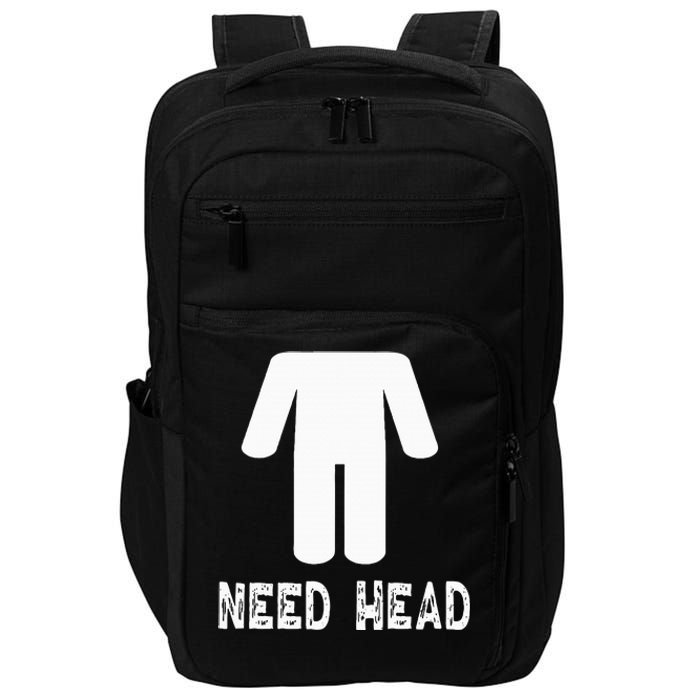 retro Need Head Adult Headless Man Impact Tech Backpack