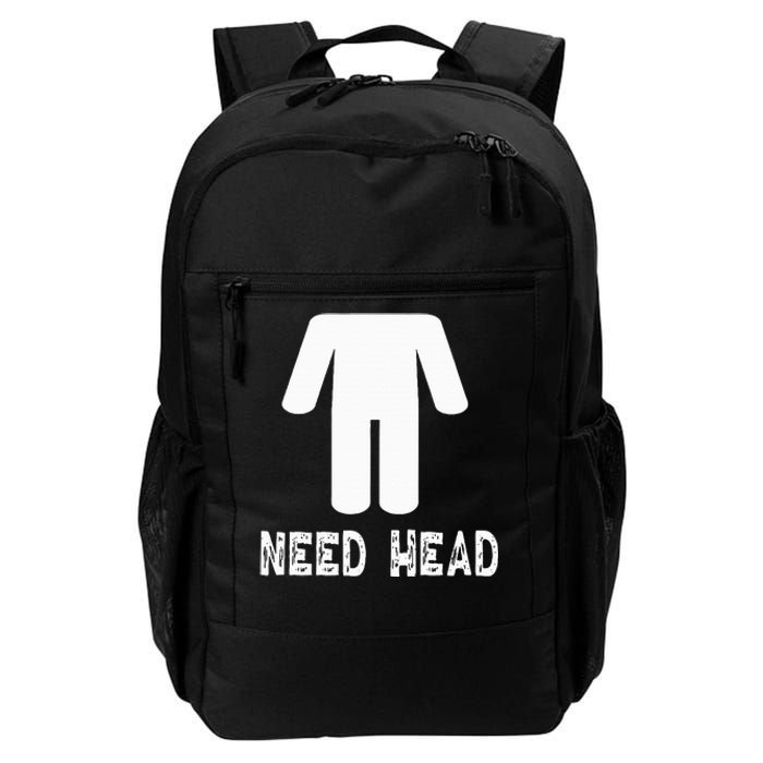 retro Need Head Adult Headless Man Daily Commute Backpack