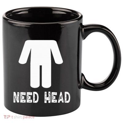 retro Need Head Adult Headless Man 11oz C Handle Ceramic Mug