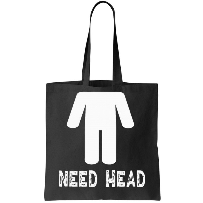 retro Need Head Adult Headless Man Tote Bag