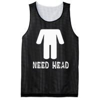 retro Need Head Adult Headless Man Mesh Reversible Basketball Jersey Tank