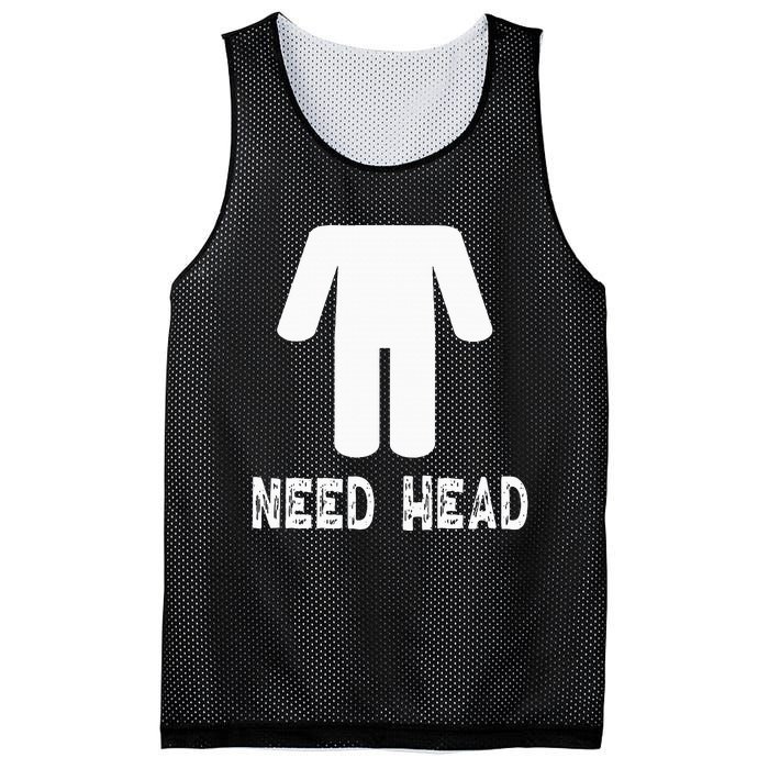 retro Need Head Adult Headless Man Mesh Reversible Basketball Jersey Tank