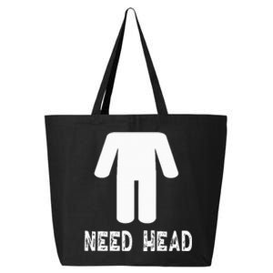 retro Need Head Adult Headless Man 25L Jumbo Tote