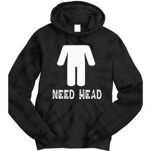 retro Need Head Adult Headless Man Tie Dye Hoodie