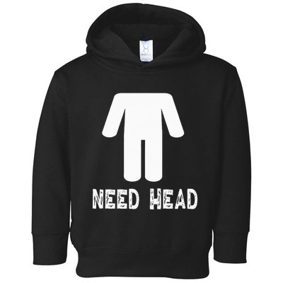 retro Need Head Adult Headless Man Toddler Hoodie