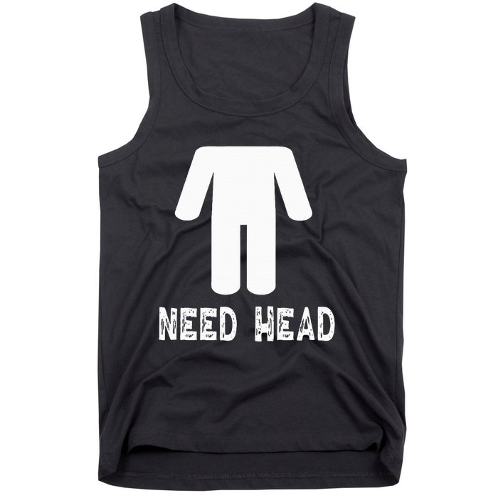 retro Need Head Adult Headless Man Tank Top