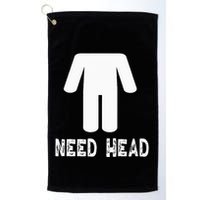 retro Need Head Adult Headless Man Golf Towel