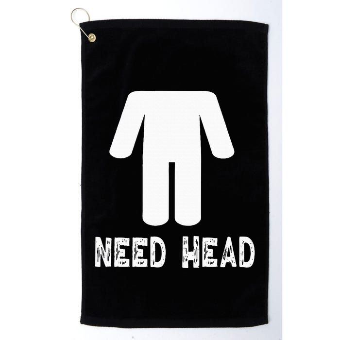 retro Need Head Adult Headless Man Golf Towel