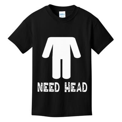 retro Need Head Adult Headless Man Kids T-Shirt