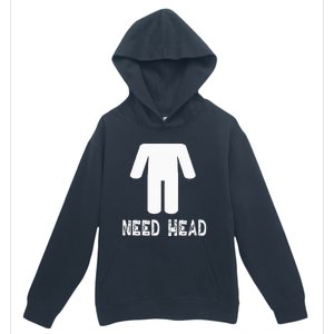 retro Need Head Adult Headless Man Urban Pullover Hoodie