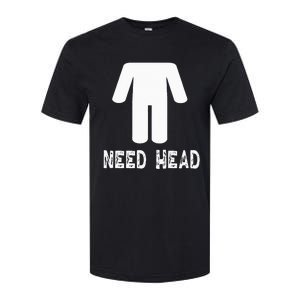 retro Need Head Adult Headless Man Softstyle CVC T-Shirt