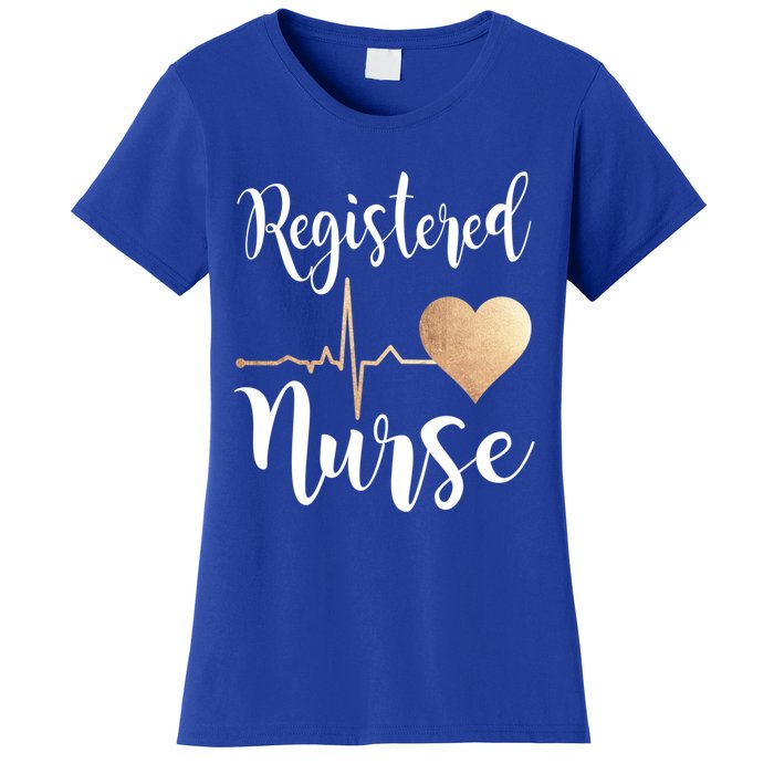 Registered Nurse Heart Great Gift Rn Gift Women's T-Shirt